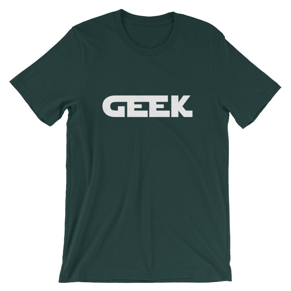 Geek - Star Wars inspired font shirt - Short-Sleeve Unisex T-Shirt