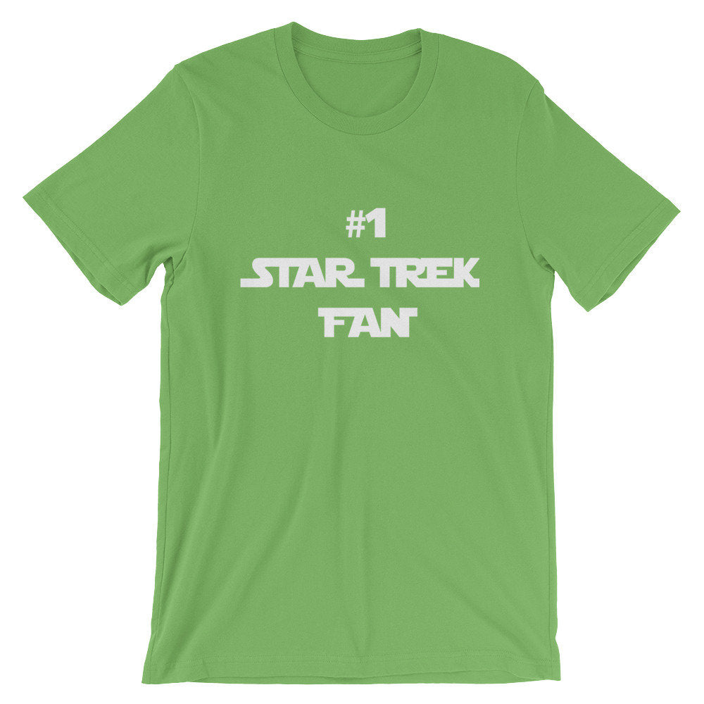 1 STAR TREK FAN wrong font funny shirt - geeky Short-Sleeve Unisex T-Shirt