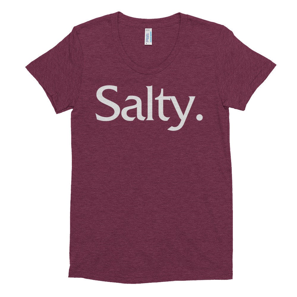 Women's "Salty" Crew Neck T-shirt