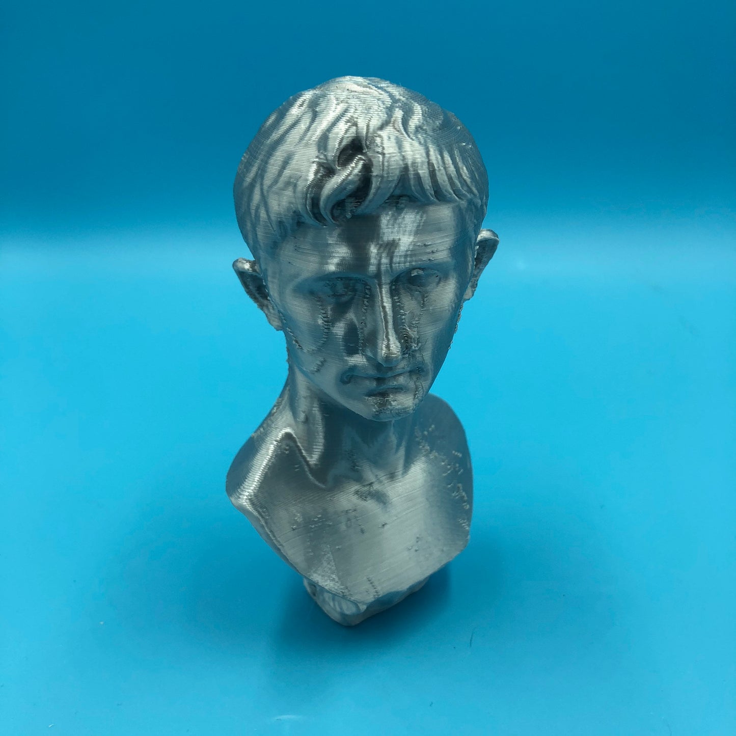Little gus - 4" tall bust of augustus - roman sculpture