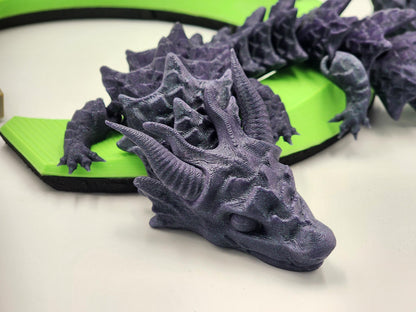 Articulating Gloomsworn Dragon Toy, 3D Printed Fidget Dragon, Great Gift for Kids!