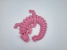 Articulating Spiked Dragon Toy, Dragon with moving jaw, 3D Printed Fidget Dragon, Great Gift for Kids! Boneshaper Monster Fidget toy!