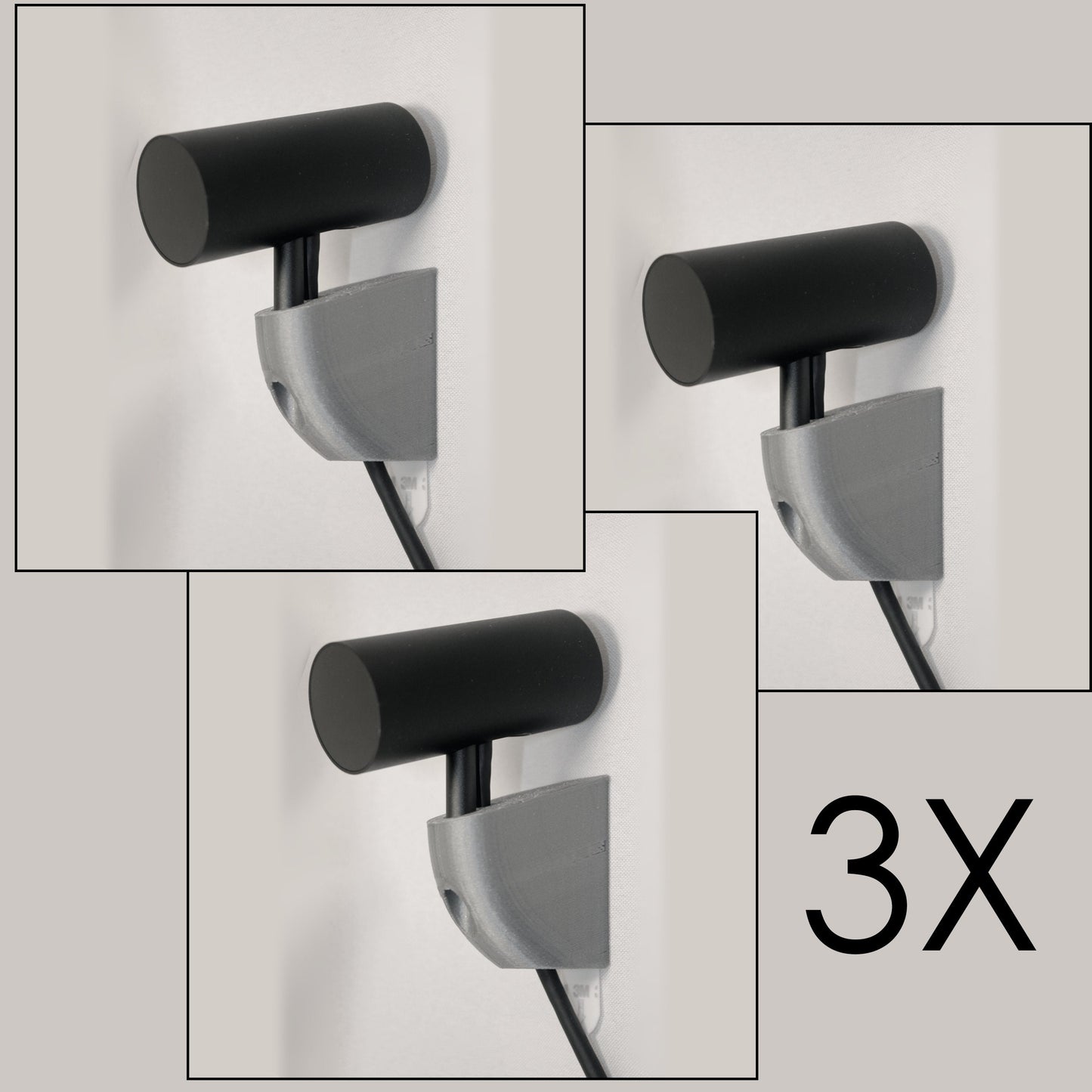 Oculus Rift VR sensor Wall attach mount - Set of 3 | Sensor Wall Mount | Oculus Rift Sensor Stand | Oculus Camera Stand