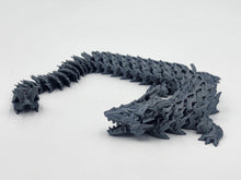 Articulating Spiked Thunder Dragon Toy, Dragon with moving jaw, 3D Printed Fidget Dragon, Great Gift for Kids! Lightning Monster Fidget toy!