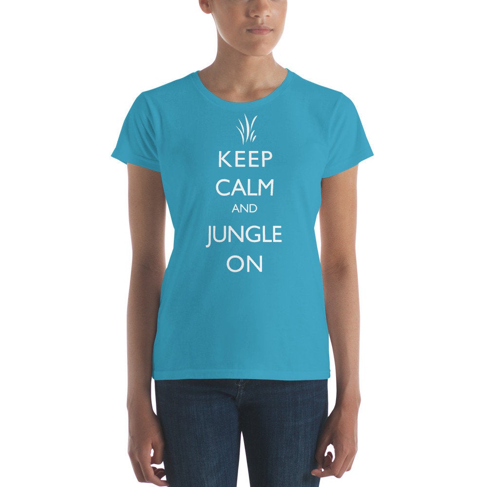 Keep Calm and Jungle - Women's short sleeve t-shirt - MOBA Tshirt - Gaming apparel
