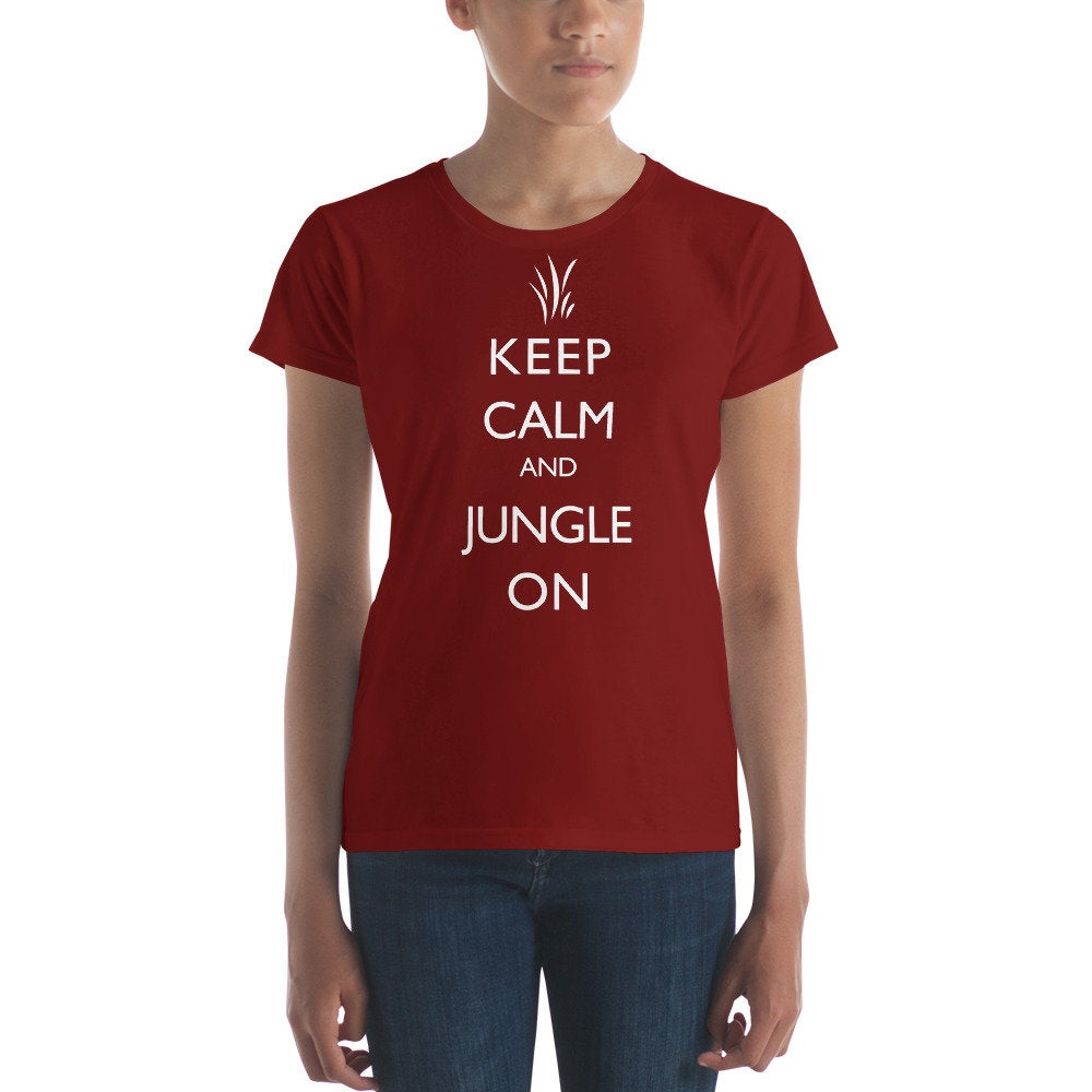 Keep Calm and Jungle - Women's short sleeve t-shirt - MOBA Tshirt - Gaming apparel