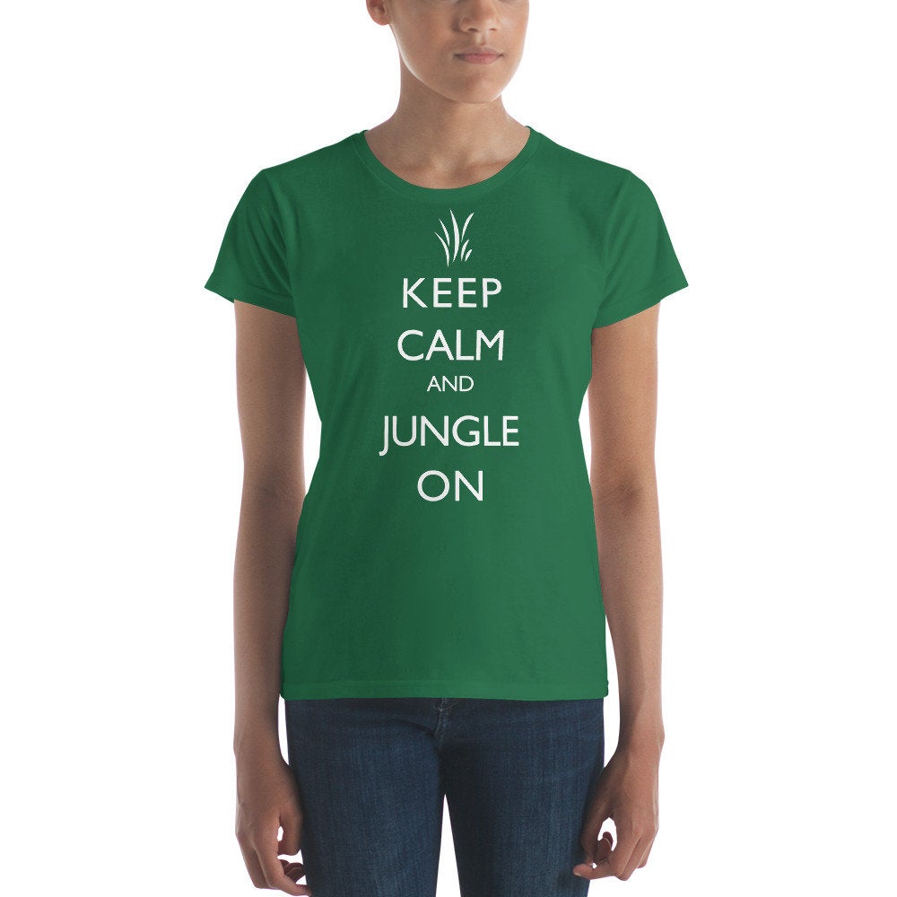 Keep Calm and Jungle - Women's short sleeve t-shirt - MOBA Tshirt - Gaming apparel