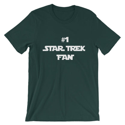 1 STAR TREK FAN wrong font funny shirt - geeky Short-Sleeve Unisex T-Shirt