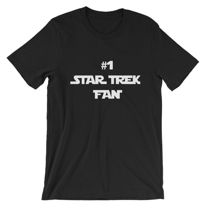 1 STAR TREK FAN wrong font funny shirt - geeky Short-Sleeve Unisex T-Shirt
