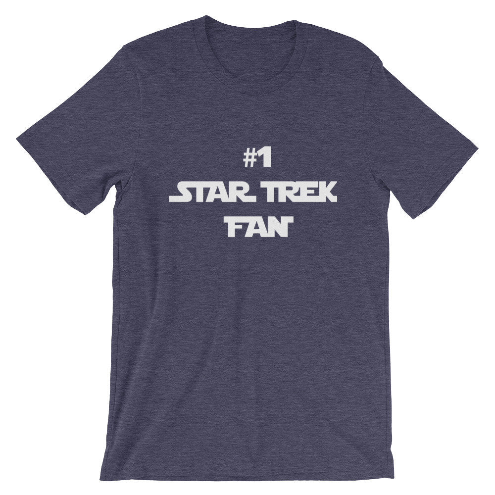 1 STAR TREK FAN wrong font funny shirt - geeky Short-Sleeve Unisex T-Shirt