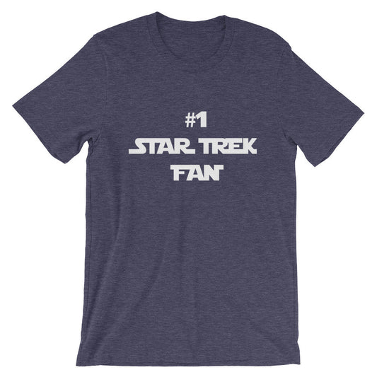 1 STAR TREK FAN wrong font funny shirt - geeky Short-Sleeve Unisex T-Shirt