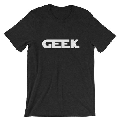 Geek - Star Wars inspired font shirt - Short-Sleeve Unisex T-Shirt