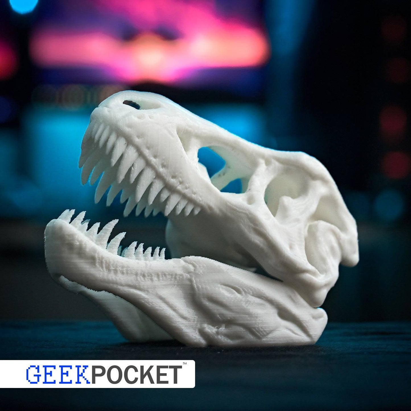 T-rex skull - 3D printed decorative model