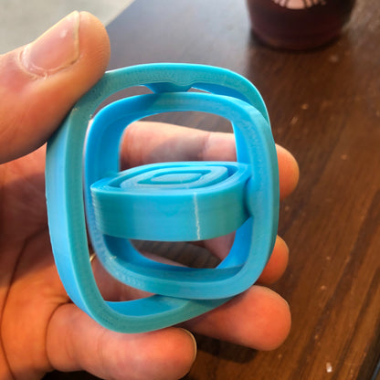 Gyro air spinner fidget toy - Blow to spin!