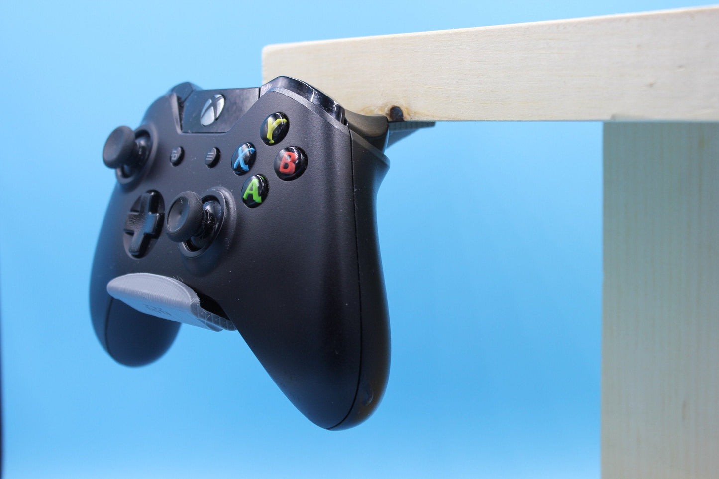 Under desk game controller hanger